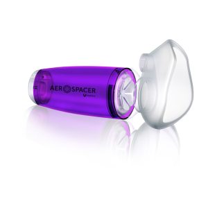 Aerocámara Premium Aerospacer con mascarilla y boquilla - Juvenil