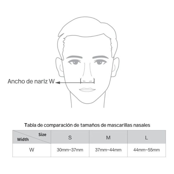 Mascarilla Cpap Nasal Universal Yuwell YN-03 - Image 2