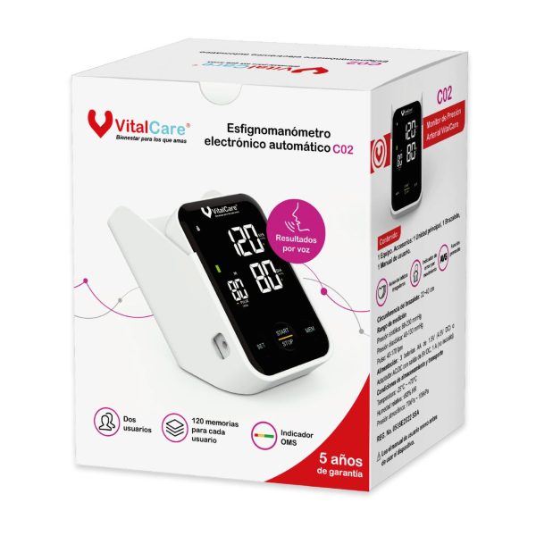 Baumanómetro Digital De Brazo Multiusuario Con Resultados Por Voz - C02 - Image 3